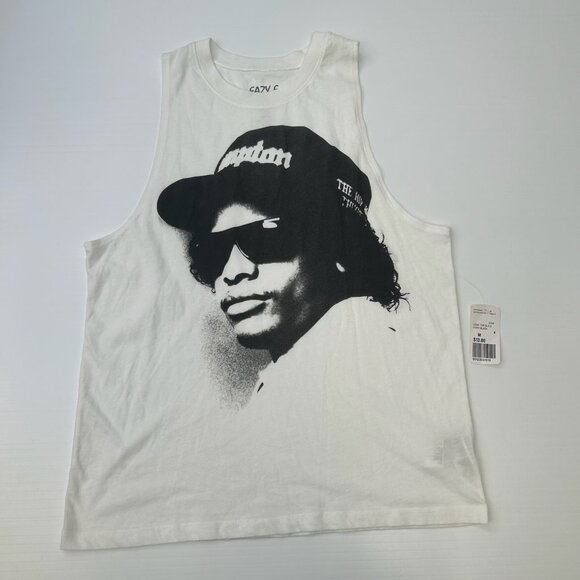 Forever 21 Shirt Men Medium Eazy E Compton Retro Limited Graphic Street Core Ne - Picture 1 of 14
